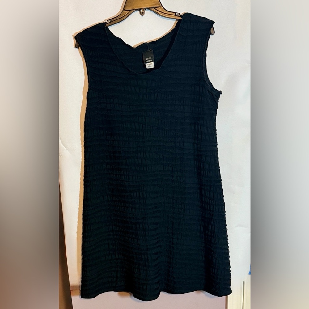 Elegant Black Textured Dress